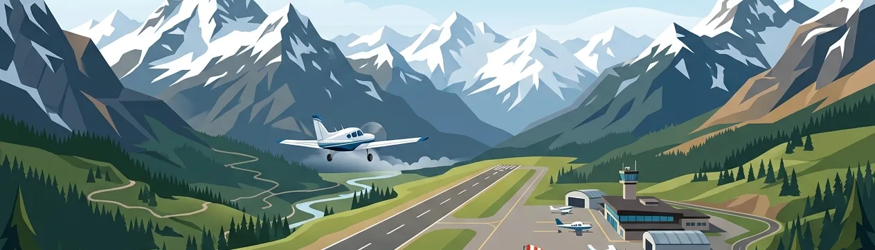 Paraparaumu Airport Mountain Airport illustration